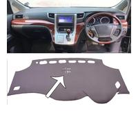LIOUFTT Leather Car Dashmat Dashboard Cover Pad Dash Mat Carpet,Fit For Toyota Alphard Vellfire AH20 2009-2015 Accessories