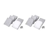 liovitor 10 Pcs Guitar Effects Pedal Aluminum Stomp Box Enclosure for DIY Guitar Pedal Kit 1590BB