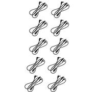 liovitor 10X Electrode Harness Cable Copper Wire for Guitar Effects Power Supply Adapter Splitter Black