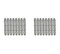 liovitor 16 Pcs 4 Inch Mini Steel Chainsaw Chain Electric Pruning Saw Accessory Garden Tool Replacement