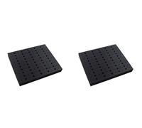 liovitor 2X 110 Holes Router Bit Tray Storage Holder for 1/4Inch 1/2Inch Milling Bits Organizer