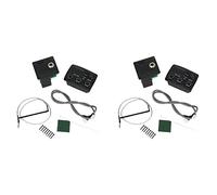 liovitor 2X -17A Acoustic Guitar EQ Preamp with Digital Procedding Tuner 3 Band EQ Equalizer with Tuner Guitar Pickup