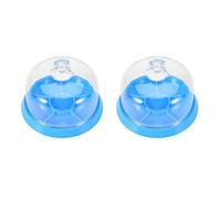 liovitor 2X 6 Slots Watch Dust Sheet Cover with Tray Watch Movement Repair Tool Jewelry Spare Protector Watchmaker Repair Tool