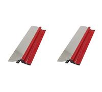 liovitor 2X Drywall Smoothing Spatula Cement and Concrete Wall-Board Wall Plastering Tools 15.7 Inch 40cm Finishing Spatula Tool