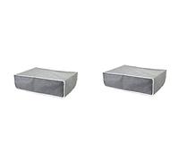 liovitor 2X Horizontal Simple Style Cover for Console Dust Proof Cover Protector for Gaming Accessories,Gray