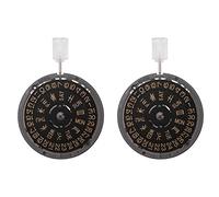 liovitor 2X Movement NH36 Crown at 3.8 O'Clock Mechanical Watch Replacement Movt for Diver's MOD Sub 24 Jewels White Date