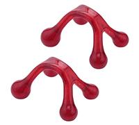 liovitor 2X Practical Hand Massager Back Neck Full Body Spa Therapy Handheld Acupressure Home Health Care Tool