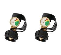 liovitor 2X Propane Tank Gauge Level Indicator, Leak Detector, Gas Pressure Meter for RV,with Type 1 Connection