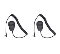 liovitor 2X Rainproof Remote Speaker Mic Microphone PTT for ICOM IC- V85 IC- F20