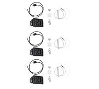 liovitor 3X EQ-4T 4 Band Pickup EQ Preamp for Acoustic Guitar with LCD Tuner and Volume Control Electric Guitar Preamplifier