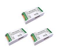 liovitor 3X Mini 4 Channel DMX RGBW Decoder 16A RGB RGBW Strip Controller DMX 512 Dimmer Driver for Lights DC9-24V