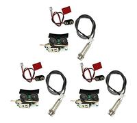 liovitor 3X Under Saddle Piezo Pickup Onboard Preamp System for Acoustic Guitar