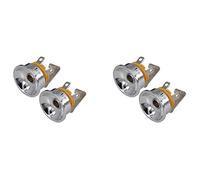 liovitor 4pcs 6.35mm 1/4Inch Guitar Jack Plug Socket Output Plate for TL Guitar Parts Accessories, C