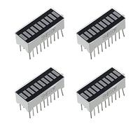 liovitor 4X 10 Segment Red LED Bar-Graph Display