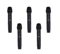 liovitor 5Pcs/Set Ux2 Uhf Auto Wireless Dynamic Microphone System with Receiver for Amplifier Mixer Speaker Desktop Bus Audio