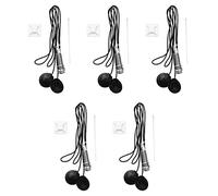 liovitor 5X 21-INCHES Wire Length 1/4 Inch Output Jack 2 in 1 Piezo Pickup Disc Transducer for Guitar Violin Ukulele(with Cover)