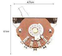 liovitor 5X 3 Way Lever Pickup Selector Switches for Electric Guitar Switch Replacement