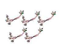liovitor 5X Pots for Strat Guitar PreWired 1 Volume 2 Tone Control 5 Way Switch 3-500K Pot