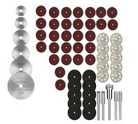 liovitor 61Pcs Mini Circular Saw Blade Set Resin Cut-Off Wheels Disc Diamond Cutting Blade Metal Cutter Power Tool