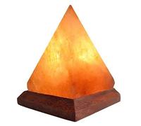 Liovitor Himalayan Crystal Salt Lamp - USB LED Pyramid Salt Crystal Lamp for Decorative Atmosphere