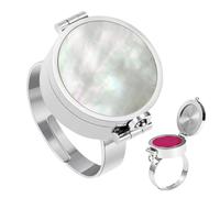 Lip Balm Finger Ring - Stylish Jewelry Organizer | Lip Balm Ring For Finger | | For Gathering Commuting Travel College Dating Women Teens Adults Boyfriend Girlfriend