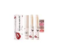 Lip Balm for Dark Lips, Dark Lips Treatment Cream for Smokers, Long-Lasting Moisturizer Nourishes & Plumps Lip Care, Natural Balm for Dry, Cracked and Dull Lips, Fades Lip Lines, 2PCS