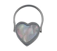 Lip Balm Holder Ring - Stainless Steel Acrylic Mix, Heart Shape Vintage Design, Elegant Cosmetic Storage Plus Finger Holder, Small Parts for Home, Office, School, Event, Party, Wedding