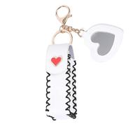 Lip Balm Holders - Portable PU Leather Holder, Waterproof Lipstick Pouch with Ergonomic Belt Buckle Design, Cosmetic Accessory for Women Family Friends Gloss Travel Occation Everyday Carry