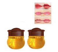 Lip Balm Honey Pot Honey Lip Mask, Propolis Lip Balm, Long Lasting Moisturizing Lip Balm Propolis Lip Balm Nourishing Anti Cracking Lip Oil Honey Lip Balm, Sleeping Lip Mask (2Pcs)