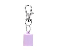Lip Balm Keychain Caps Fashionable Holder Functional Jewelry Silicone Texture Perfect for Women and Girls Fashionable Keychain Accessory