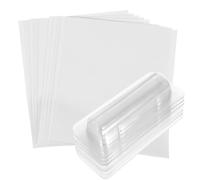 Lip Balm Money Holder Christmas Season Gift Box for Cards | Plastic, White Finish, Shell Design, Lightweight, for Crafters and Gift Makers, Rolled Banknotes
