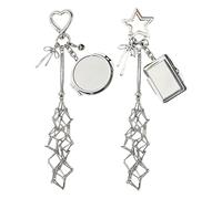 Lip Balm Pouch - Portable Cosmetic Holder Leather Lip Care Case Travel Beauty Keychain Compact Makeup Pouch | Leather Balm Holder for Women and, a, Se référer au descriptif