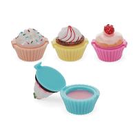 Lip balm Rex London Cupcake Multicolore 3,1x3,1x3,7 cm
