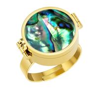 Lip Balm Ring for Finger, 2 In1 Retro Lipstick Storage Ring Leak Proof Portable Lip Care Tool Lightweight Organizable Rings for Finger Wearing Accessory, Women Friends Daily Wear