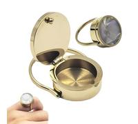 Lip Balm Ring for Finger, Lipstick Ring Storage Design, Vintage Lipstick Rings Storage Design, with Storages Designs, Storages of Emergency Drugs, Quick Touchup, Vintage Jewelry For Women (#a)