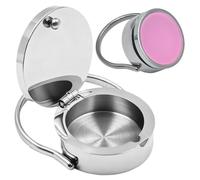 Lip Balm Ring ideal for Finger Vintage Chapstick Ring Stainless Steel Lip Gloss Rings Storage ideal for Emergency Drugs Quick Touchup Aromatherapy Pads