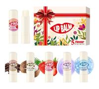 Lip Balm Set | 5 Pieces Calming and Volumising Lip Cream, Soothing Balm for | For Glossy Hydration Beauty Skin Treatment Protection Day Night Care Viag