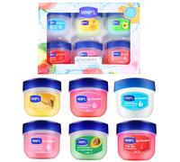 Lip Balm Set- 6 PCS Lip Mask Lip Balms Multipack Lip Moisturizer For Very Dry Lips Lip Repair Sleeping Lip Mask For Day&Night Lip Care, Brighten Dark Lip Color Reduce Lip Lines&Wrinkle (6PCS)