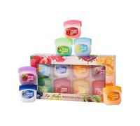 Lip Balm Set - 8 Pieces with Fruit Trees | Natural Moisturizer for Dry or Chapped Lips | Non-Sticky | Moisturizing Daily Care | Gift for Women and Girls