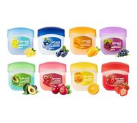 Lip Balm Set - 8Pcs Flavour Lip Sleeping Mask Lip Balm Multipack - Fruit Infused Hydrating Care - Day And Night Repair Balm For Chapped Cracked Dry Lips - Mini Lip B/alm Gift Set for Women Girls