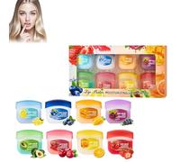 Lip Balm Set, 8PCS Mini Lip Balm Multipack, Fruit Infused Hydrating Care, Daily Day And Night Repair Balm For Chapped Cracked Dry Lips, Long Lasting Moisturizing