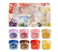 Lip Balm Set - 8PCS Natural Moisturizing Multipack for Cracking Lips - Long Last Lips Moisturizer Intensive Lip Repair Treatment - Dry Chapped Lips Chapstick Gifts Skincare Lip Care for Women Girls