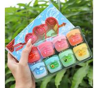 Lip Balm Set, Lip Balm Variety 8 Pack, Original, Honey, Avocado, Rose, Sakura, Peach, Lemon & Strawberry, Reduce Lines&Wrinkle Day&Night Care Gift For Girls Women