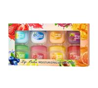 Lip Balm Set - Natural Moisturizing Lip Care for Women, Long-Lasting Hydrating & Chapped Lips Repair, 8PCS Fruit Flavors Multipack Lip Balm Gift Set for Daily Travel Gifting