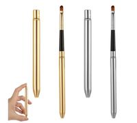 Lip Brush for Lipstick,2 PCS Lip Brush with Cap Lipstick Brush Concealer Eye Shadow Brush Portable Lip Brushes for Precision Reusable Travel Makeup Applicator Cosmetic Tools for Women