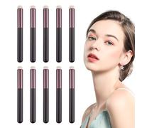 Lip Brush for Lipstick Set Of 10 Round-End Multi-Purpose Lip Brushes