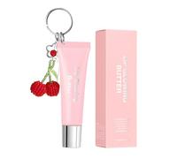 Lip Butter Balm, 10 ml with Key Ring for Tinted Moisture, Women's Make-Up Lip Butter, for Daily Use, Travel, Office, Commuting for Women, Girlfriend, Wife, Birthday and