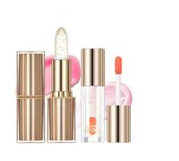 Lip Care Duo Set - Lip Conditioner & Lip Oil Set - Hydrating and Nourishing Treatment - Lip Gloss Balm For Dry and Chapped Lips - Moisturizing Gifts Set For Teenage Girls TN-LipCareSet-2