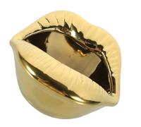 Lip Ceramic Ashtray for Home and Office Table Decoration