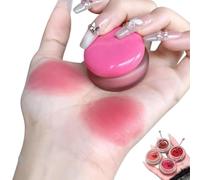 Lip & Cheek Blurry Pudding Pot - Korean Pudding Pot Blush - Multi-use Natural Glow Face Blush - Natural Glow High Pigment Lipstick Blush Lasting Lip Tint (05)